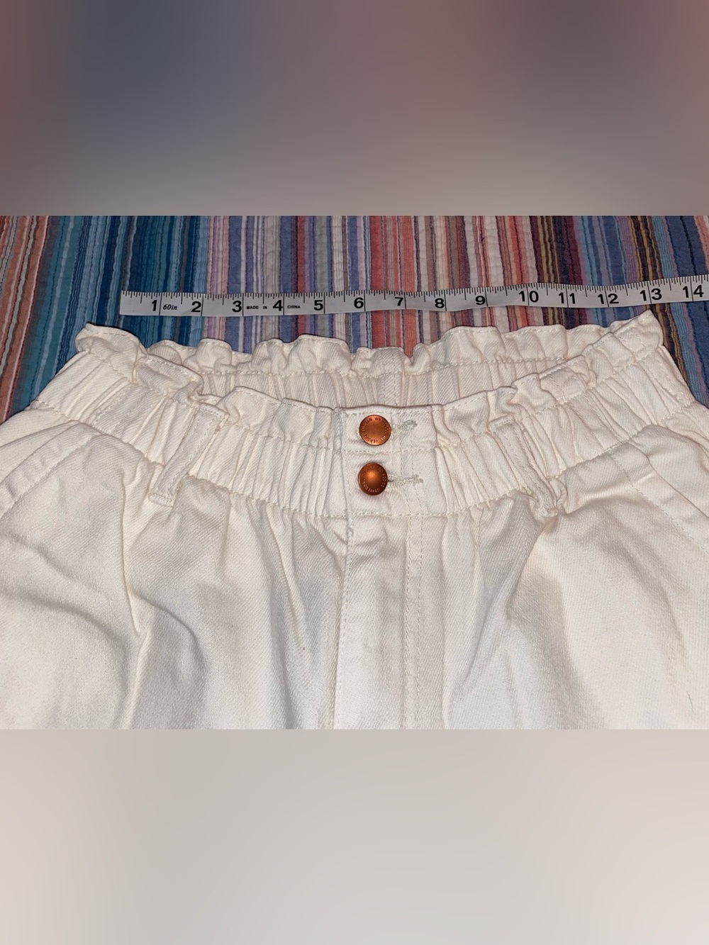 Universal Thread Cream Paperbag Waist Pants - Picture 5 of 8